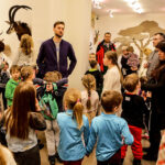 6.2.2016 Kielce. W Muzeum Narodowym przy ul. Orlej odbyły się warsztaty plastyczne dla dzieci. / Wojciech Habdas / Radio Kielce