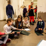 6.2.2016 Kielce. W Muzeum Narodowym przy ul. Orlej odbyły się warsztaty plastyczne dla dzieci. / Wojciech Habdas / Radio Kielce