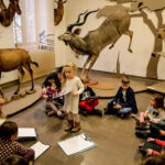 6.2.2016 Kielce. W Muzeum Narodowym przy ul. Orlej odbyły się warsztaty plastyczne dla dzieci. / Wojciech Habdas / Radio Kielce