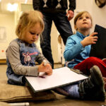 6.2.2016 Kielce. W Muzeum Narodowym przy ul. Orlej odbyły się warsztaty plastyczne dla dzieci. / Wojciech Habdas / Radio Kielce