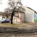 9.2.2016 Kielce. Rozjeżdżony trawnik przy Skateparku na Kadzielni. / Wojciech Habdas / Radio Kielce