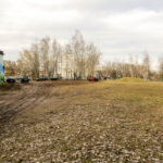 9.2.2016 Kielce. Rozjeżdżony trawnik przy Skateparku na Kadzielni. / Wojciech Habdas / Radio Kielce