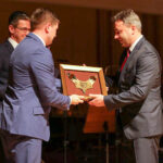 9.2.2016 Kielce. Gala wręczenia "Świętokrzyskich Victorii". Nominowani w kategorii "Samorządność" / Wojciech Habdas / Radio Kielce