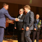 9.2.2016 Kielce. Gala wręczenia "Świętokrzyskich Victorii". Nominowani w kategorii "Samorządność" / Wojciech Habdas / Radio Kielce