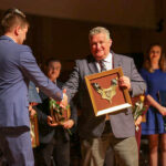 9.2.2016 Kielce. Gala wręczenia "Świętokrzyskich Victorii". Nominowani w kategorii "Przedsiębiorczość" / Wojciech Habdas / Radio Kielce