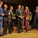 9.2.2016 Kielce. Gala wręczenia "Świętokrzyskich Victorii". Nominowani w kategorii "Przedsiębiorczość" / Wojciech Habdas / Radio Kielce