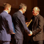 9.2.2016 Kielce. Gala wręczenia "Świętokrzyskich Victorii". Nominowani w kategorii "Osobowość" / Wojciech Habdas / Radio Kielce