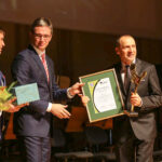 9.2.2016 Kielce. Gala wręczenia "Świętokrzyskich Victorii". Laureat w kategorii "Przedsiębiorczość" Effector S.A / Wojciech Habdas / Radio Kielce