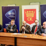 10.2.2016 Kielce. Konferencja dotycząca organizacji Mistrzostw Europy U-21 w Piłce Nożnej 2017 m.in. w Kielcach / Wojciech Habdas / Radio Kielce