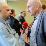 10.2.2016 Kielce. Konferencja dotycząca organizacji Mistrzostw Europy U-21 w Piłce Nożnej 2017 m.in. w Kielcach / Wojciech Habdas / Radio Kielce