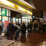 11.2.2016 Kielce. Handlowcy wyruszają na protest przed Sejmem / Wojciech Habdas / Radio Kielce