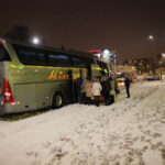 11.2.2016 Kielce. Handlowcy wyruszają na protest przed Sejmem / Wojciech Habdas / Radio Kielce