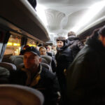 11.2.2016 Kielce. Handlowcy wyruszają na protest przed Sejmem / Wojciech Habdas / Radio Kielce