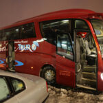 11.2.2016 Kielce. Handlowcy wyruszają na protest przed Sejmem / Wojciech Habdas / Radio Kielce