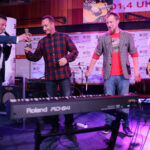 13.02.2016 Kielce. Specjalne Mikrofony Made in Kielce. Płyta Roku "The Rising" - FOLYA. / Wojciech Habdas / Radio Kielce