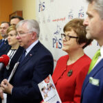 29.2.2016 Kielce. Konferencja Prawa i Sprawiedliwości. Poseł Krzysztof Lipiec. / Wojciech Habdas / Radio Kielce