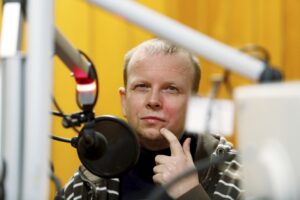 03.03.2016 Kielce. Punkty Widzenia. Paweł Chmielewski. / Jarosław Kubalski / Radio Kielce