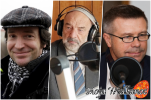 27.03.2016 Moja Wielkanoc. Aktor Marcin Brykczyński, prof Adam Massalski, Bogdan Wenta / Radio Kielce