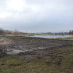 13.3.2016 Gacki. Mieszkańcy wsi Gacki koło Pińczowa protestują przeciwko planom prywatnego inwestora, który chce na jednej z plaż tamtejszego zbiornika wodnego organizować dyskoteki i koncerty. / Krzysztof Żołądek / Radio Kielce