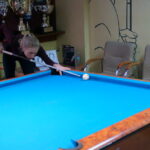 31.03.2016. Kadra bilardzistów trenuje w KCB przed mistrzostwami Europy / Marek Cender / Radio Kielce