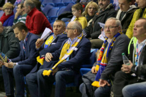 19.03.2016. 1/8 finału Ligi Mistrzów piłkarzy ręcznych: Mieszkow Brześć - Vive Tauron Kielce / Kamil Król / Radio Kielce