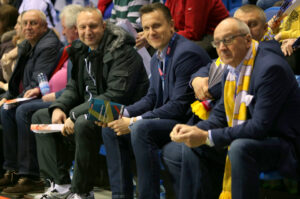 19.03.2016. 1/8 finału Ligi Mistrzów piłkarzy ręcznych: Mieszkow Brześć - Vive Tauron Kielce / Kamil Król / Radio Kielce