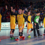 19.03.2016. 1/8 finału Ligi Mistrzów piłkarzy ręcznych: Mieszkow Brześć - Vive Tauron Kielce / Kamil Król / Radio Kielce