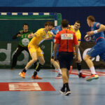 19.03.2016. 1/8 finału Ligi Mistrzów piłkarzy ręcznych: Mieszkow Brześć - Vive Tauron Kielce / Kamil Król / Radio Kielce