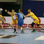 19.03.2016. 1/8 finału Ligi Mistrzów piłkarzy ręcznych: Mieszkow Brześć - Vive Tauron Kielce / Kamil Król / Radio Kielce