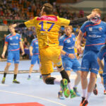 19.03.2016. 1/8 finału Ligi Mistrzów piłkarzy ręcznych: Mieszkow Brześć - Vive Tauron Kielce / Kamil Król / Radio Kielce