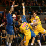 19.03.2016. 1/8 finału Ligi Mistrzów piłkarzy ręcznych: Mieszkow Brześć - Vive Tauron Kielce / Kamil Król / Radio Kielce