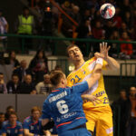 19.03.2016. 1/8 finału Ligi Mistrzów piłkarzy ręcznych: Mieszkow Brześć - Vive Tauron Kielce / Kamil Król / Radio Kielce