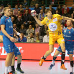 19.03.2016. 1/8 finału Ligi Mistrzów piłkarzy ręcznych: Mieszkow Brześć - Vive Tauron Kielce / Kamil Król / Radio Kielce