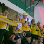 19.03.2016. 1/8 finału Ligi Mistrzów: Mieszkow Brześć - Vive Tauron Kielce. Kieleccy kibice / Kamil Król / Radio Kielce