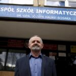 24.02.2016 Kielce. Zespół Szkół Informatycznych im. gen. Józefa Hauke - Bosaka. Dyrektor Kazimierz Mądzik. / Jarosław Kubalski / Radio Kielce