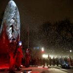 01.03.2016 Kielce. Narodowy Dzień Pamięci Żołnierzy Wyklętych. Uroczystości pod Pomnikiem Pamięci Żołnierzy Armii Krajowej. / Jarosław Kubalski / Radio Kielce