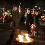 01.03.2016 Kielce. Narodowy Dzień Pamięci Żołnierzy Wyklętych. Uroczystości pod Pomnikiem Pamięci Żołnierzy Armii Krajowej. / Jarosław Kubalski / Radio Kielce