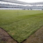 07.03.2016 Kielce, Stadion Korony. Nowa murawa. / Jarosław Kubalski / Radio Kielce