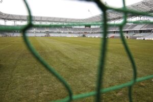 07.03.2016 Kielce, Stadion Korony. Nowa murawa. / Jarosław Kubalski / Radio Kielce