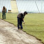 07.03.2016 Kielce, Stadion Korony. Nowa murawa. / Jarosław Kubalski / Radio Kielce