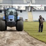 07.03.2016 Kielce, Stadion Korony. Nowa murawa. / Jarosław Kubalski / Radio Kielce