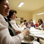 19.03.2016 Osiny. Centrum Twórczości Ludowej. Darcie pierza. / Jarosław Kubalski / Radio Kielce