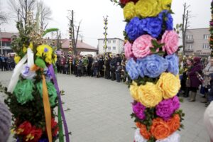 20.03.2016 Skalbmierz. Niedziela Palmowa. Palmy Wielkanocne. / Jarosław Kubalski / Radio Kielce