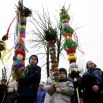 20.03.2016 Skalbmierz. Niedziela Palmowa. Palmy Wielkanocne. / Jarosław Kubalski / Radio Kielce