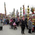 20.03.2016 Skalbmierz. Niedziela Palmowa. Palmy Wielkanocne. / Jarosław Kubalski / Radio Kielce