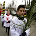 20.03.2016 Skalbmierz. Niedziela Palmowa. Palmy Wielkanocne. / Jarosław Kubalski / Radio Kielce