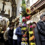 20.03.2016 Skalbmierz. Niedziela Palmowa. Palmy Wielkanocne. / Jarosław Kubalski / Radio Kielce