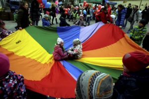 21.03.2016 Kielce. Happening " Obudź w sobie wiosnę". / Jarosław Kubalski / Radio Kielce