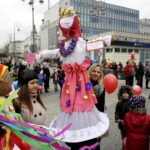 21.03.2016 Kielce. Happening " Obudź w sobie wiosnę". / Jarosław Kubalski / Radio Kielce