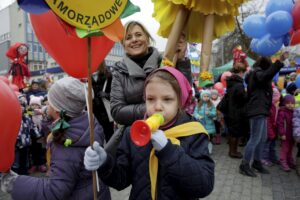 21.03.2016 Kielce. Happening " Obudź w sobie wiosnę". / Jarosław Kubalski / Radio Kielce